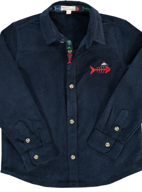 Boys' velour shirt DONAUCHEM / 18W902G1CHM705