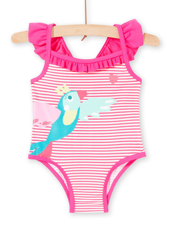Bañador rosa para bebé niña LYIMER2 / 21SI09DEMAID320