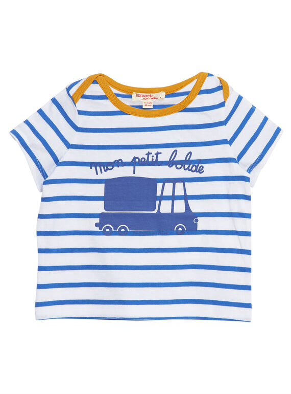 Camiseta de manga corta de color azul JUJOTI2 / 20SG10T2TMCC201
