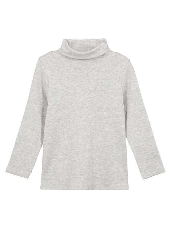 Jersey fino de canalé Gris jaspeado GOESSOU3 / 19W902U2D3BJ922