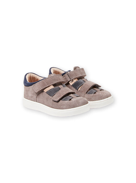 Salomés grises para bebé niño LBGSALGREY / 21KK3831D13940