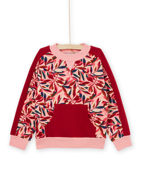Sudadera de manga larga con estampado de hojas PAPRAHOJOG / 22W901S1SWED324