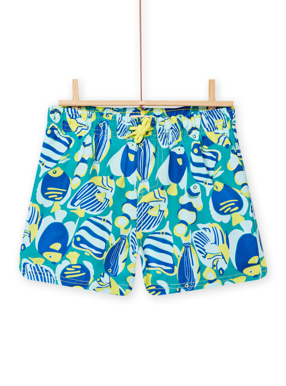 Bañador azul caribe para niño NYOMERBOXPOI / 22SI02L5MAIC242
