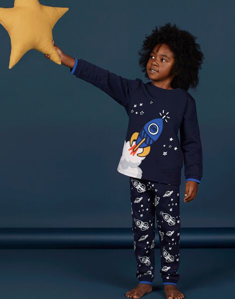 Pijama fluorescente de muletón cepillado de cohete para : comprar online - Pijamas DPAM
