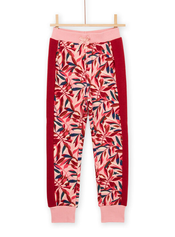 Pantalón de chándal con estampado de hojas PAPRABAJOG / 22W901S1JGBD324
