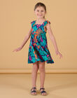 Vestido multicolor con tirantes avolantados RAJOROB7 / 23S90192ROBC211