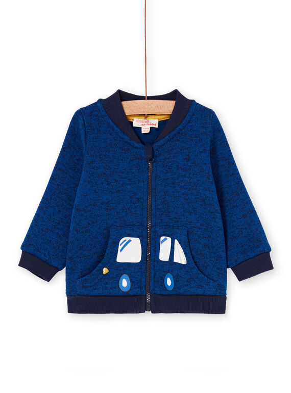 Teddy de color azul noche para bebé niño LUJOGIL3 / 21SG1031GIL713