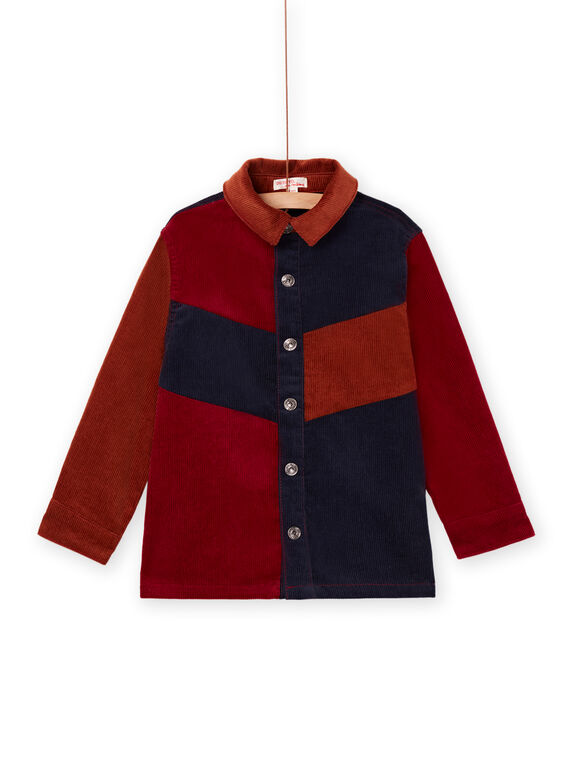 Chaqueta sobrecamisa de terciopelo POGOCHEM / 22W902O1CHM705