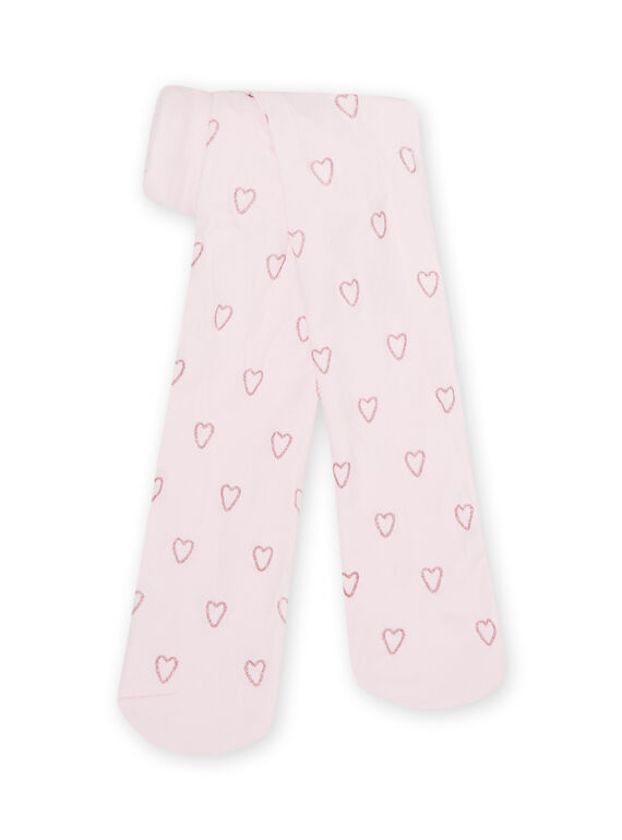Leotardos de color rosa claro para niña NYAJOSCOL2 / 22SI0162COL321