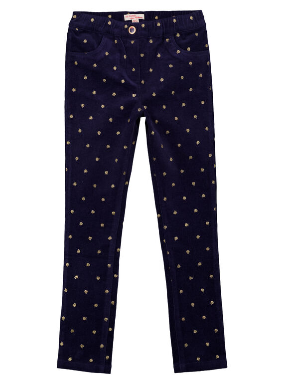 Pantalón Azul marino Du Pareil Au Meme GASANPANT / 19W901C1PAN070