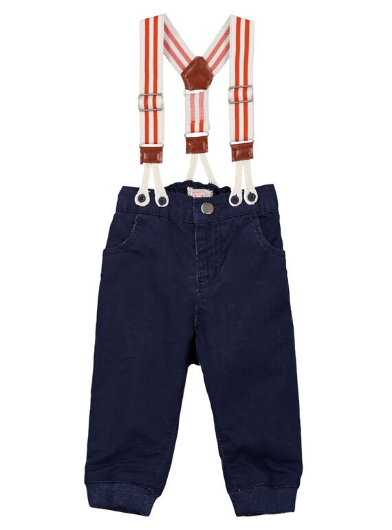 Pantalón Azul marino Du Pareil Au Meme GUSANPAN1 / 19WG10C1PAN070