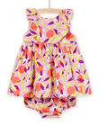 Vestido con estampado de flores RINEOROB1 / 23SG09O3ROB326