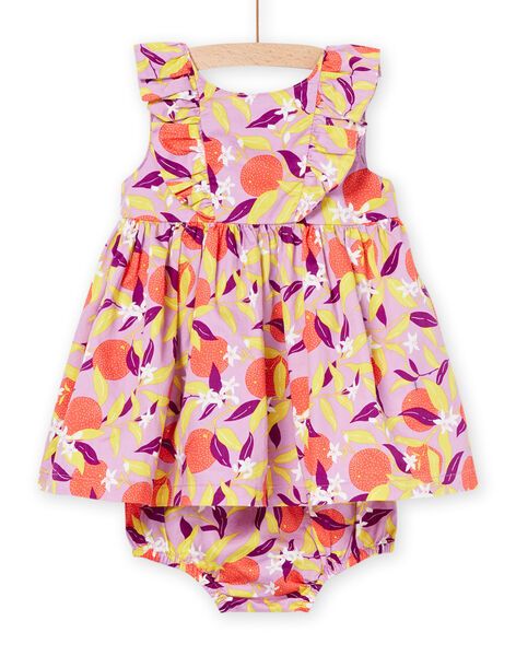 Vestido con estampado de flores RINEOROB1 / 23SG09O3ROB326