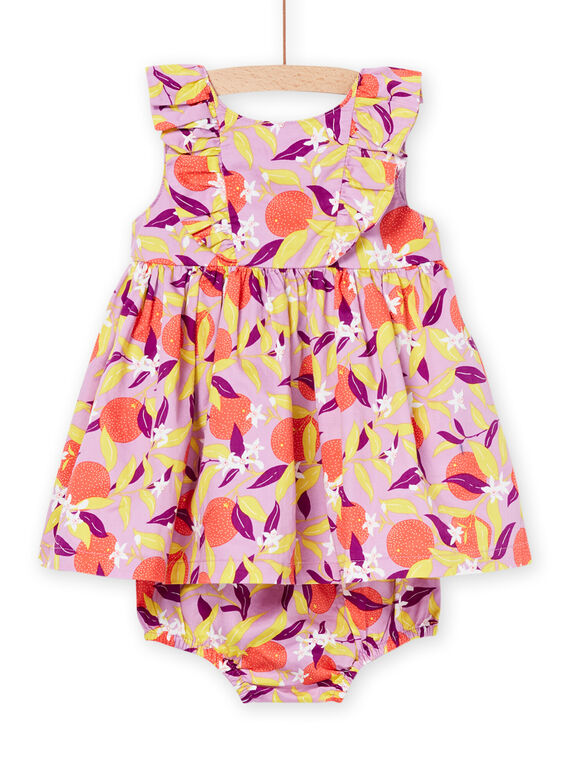 Vestido con estampado de flores RINEOROB1 / 23SG09O3ROB326