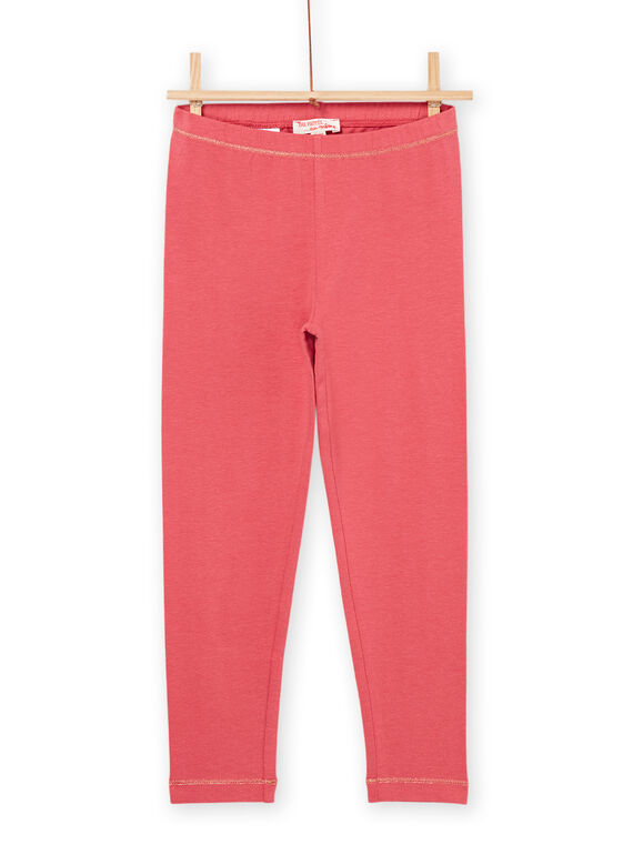 Leggings lisos rosas PYAJOLEG4 / 22WI01D1CALD305