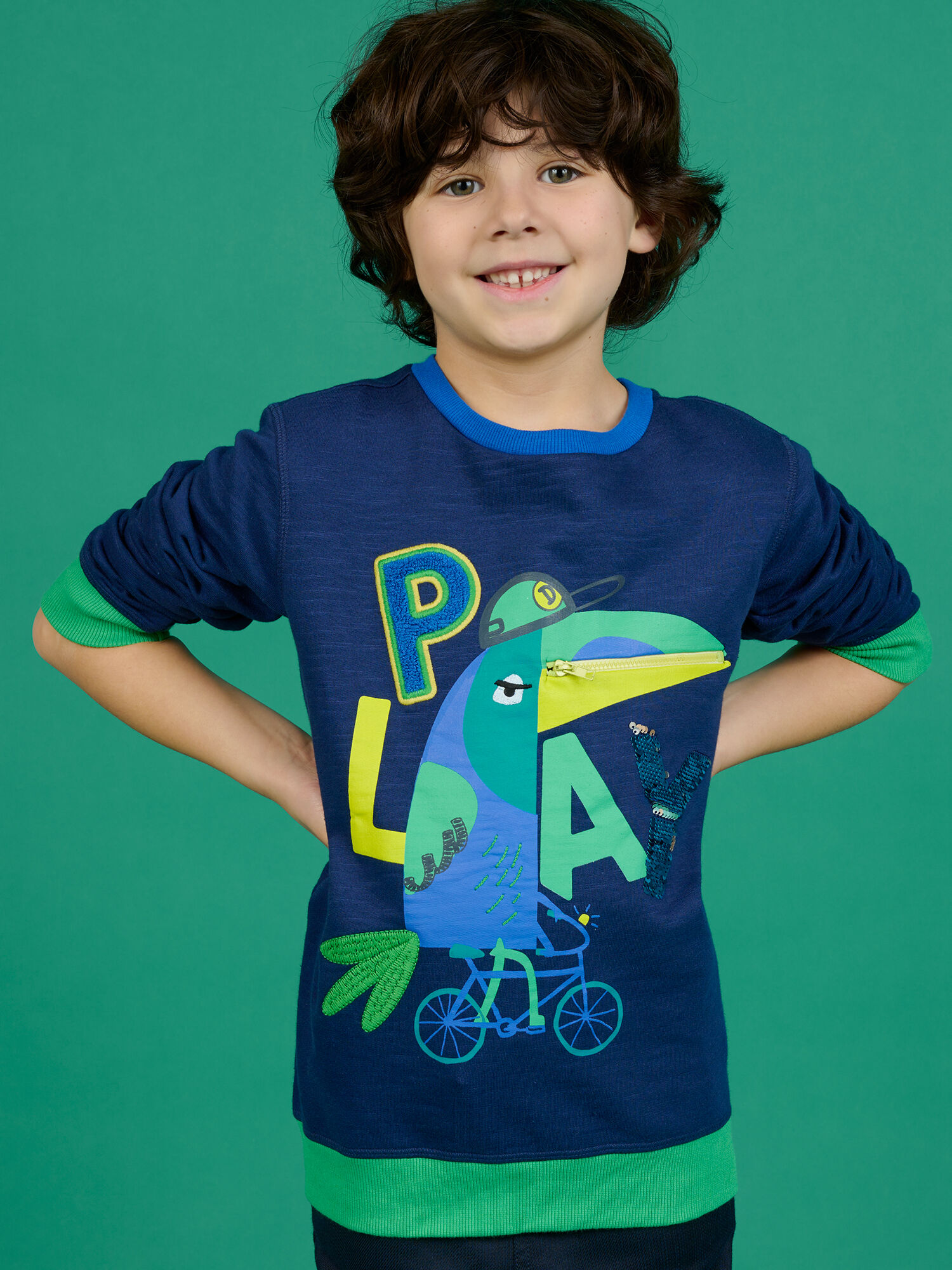 Sudadera lentejuelas niño sale