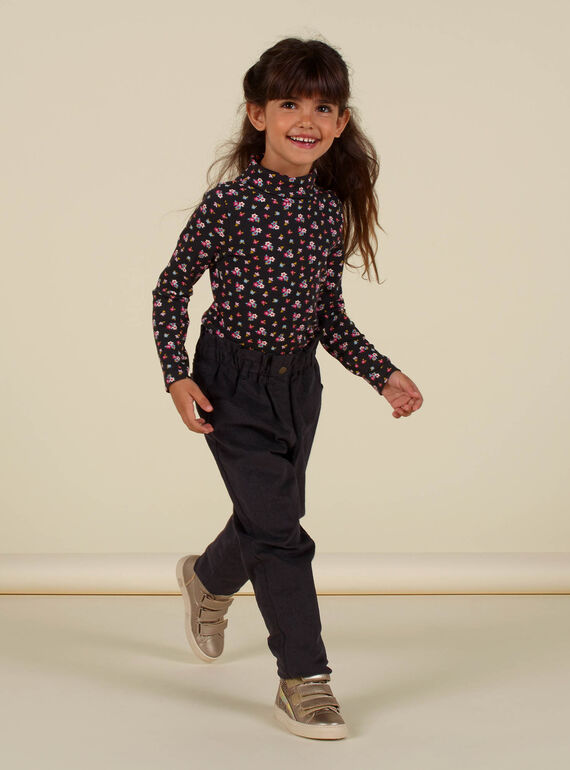 Vaquero paperbag gris oscuro para niña MAHIPANT / 21W901U1PANJ905