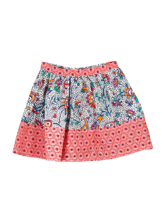 Falda de fantasía de algodón para niña FATOJUP1 / 19S901L1JUP099