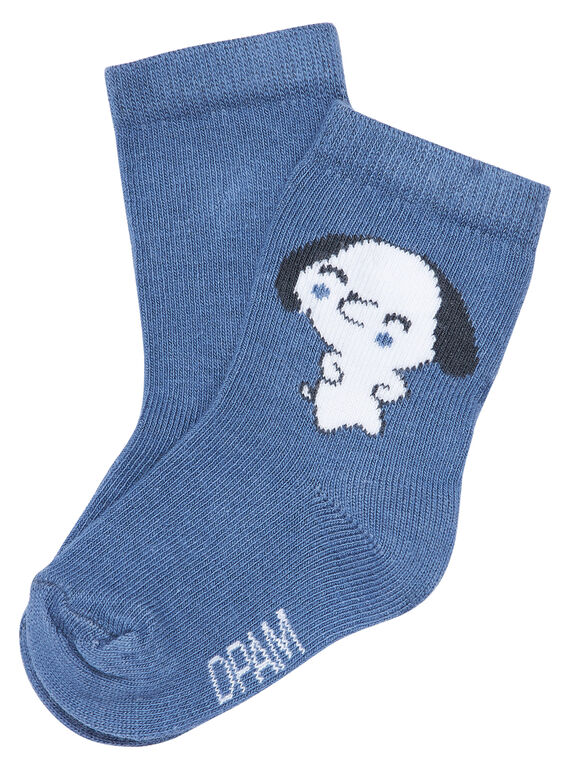 Calcetines con estampado de perro para niño recién nacido JOU1CHO3 / 20SF41J1SOQC214