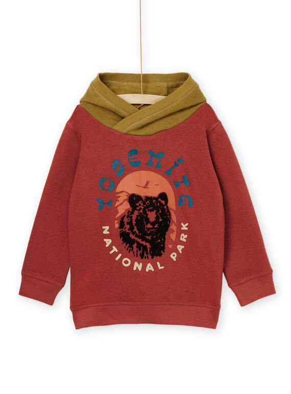 Sudadera con capucha y estampado de oso POPRASWE / 22W902S1SWE511