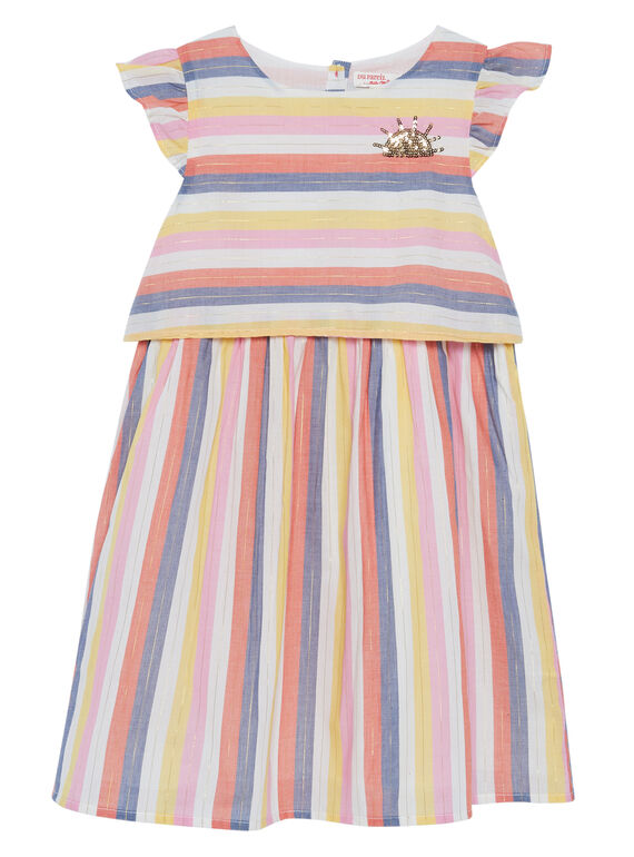 Vestido de color crudo JATROROBEX / 20S901F4ROB001