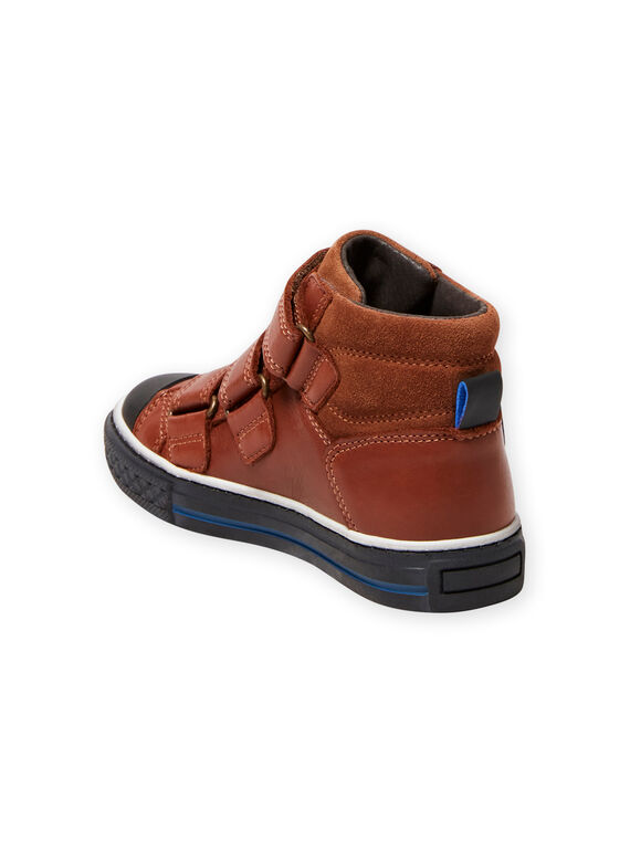 Zapatillas altas de color camel para niño MOBASTRIVTAN / 21XK3652D3F804