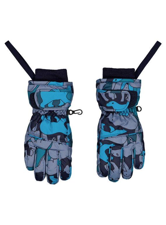 Manoplas / Guantes con estampado de oso polar GYOSKIGAN / 19WI02W1GAN940