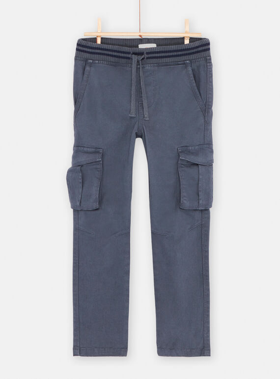 Pantalón cargo gris para niño SOJOPAMAT2 / 23W902M4PANJ904