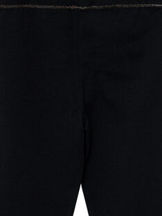 Leggings de color negro para niña JYAESLEG1 / 20SI0162D26090