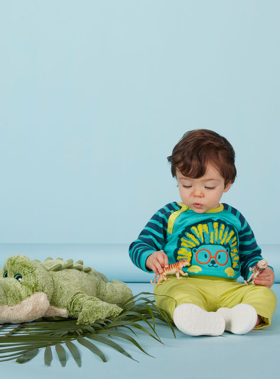 Sudadera de muletón con abertura raglán para bebé niño JUCLOSWE / 20SG1011SWE202