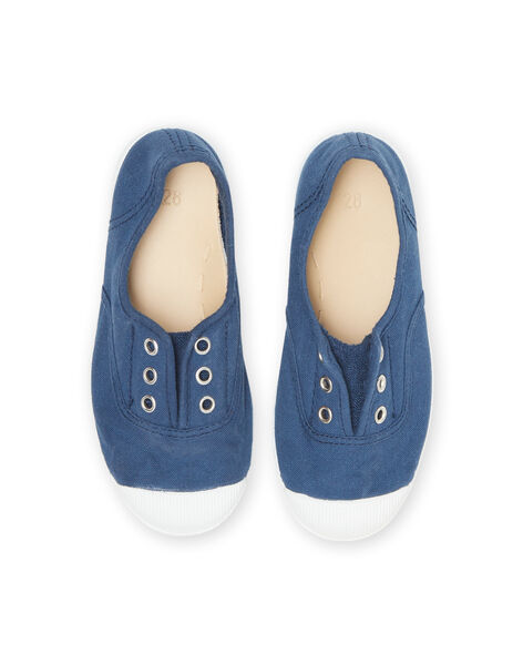 Tenis de tela azul marino para niño NOTOILCIEMA / 22KK3696D16070