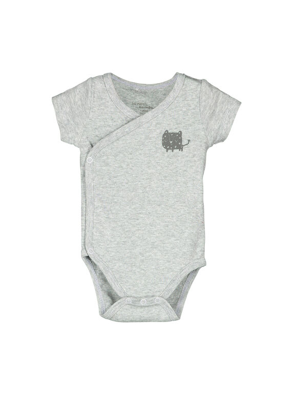 Body de manga corta para bebé unisex FOU2BOD4 / 19SF77J4BOD943