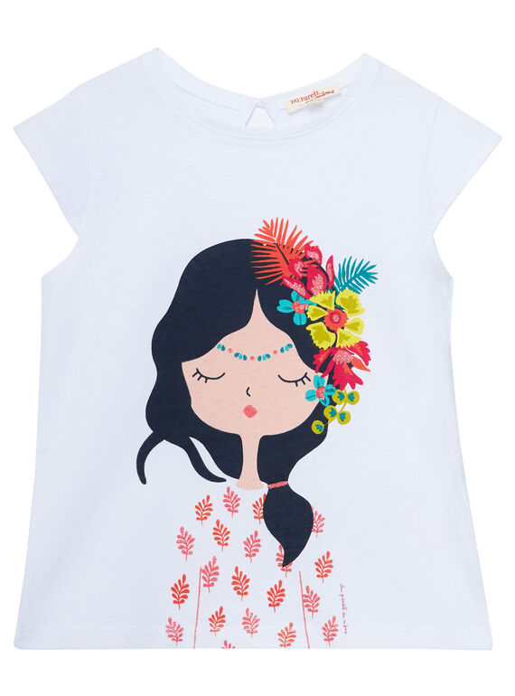 Camiseta de manga corta con estampado para niña JABOTI1 / 20S901H1TMC000