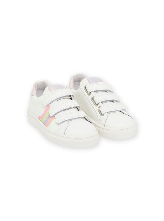 Zapatillas de piel con estampado de fantasía RABASRAINB / 23KK3524D3F000