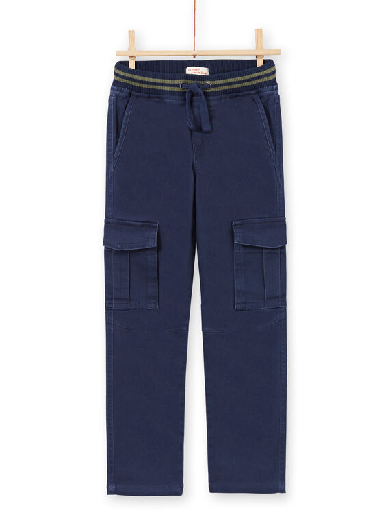 Pantalón azul oscuro para niño MOJOPAMAT1 / 21W90228PAN705
