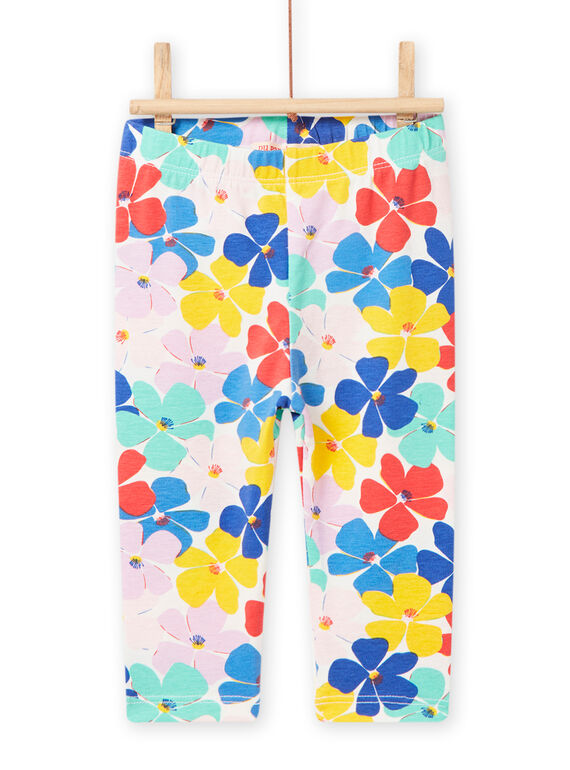 Leggings con estampado floral de colores para bebé niña NYILULEG / 22SI09P1CAL001