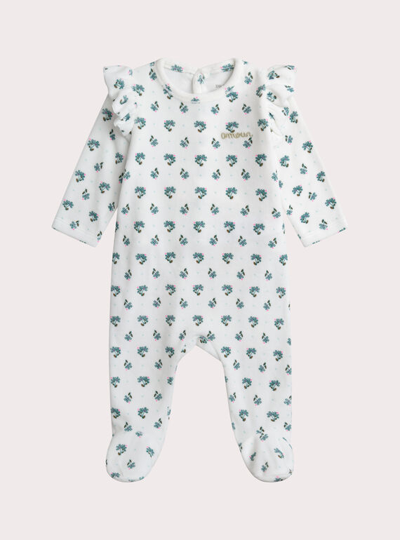 Off white BABYGROW XEFIGREIND / 25WH1333GRE001