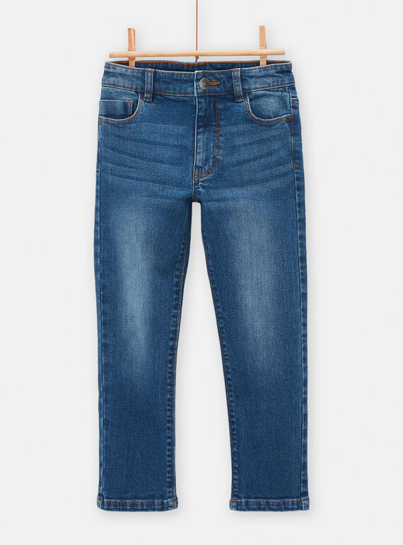 Vaquero denim medio para niño TOESJEREG3 / 24S902V1JEAP274