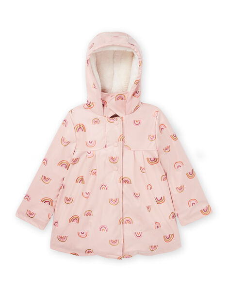 Abrigo impermeable con capucha con estampado de arcoíris PALEOIMPER / 22W901F2IMPD319