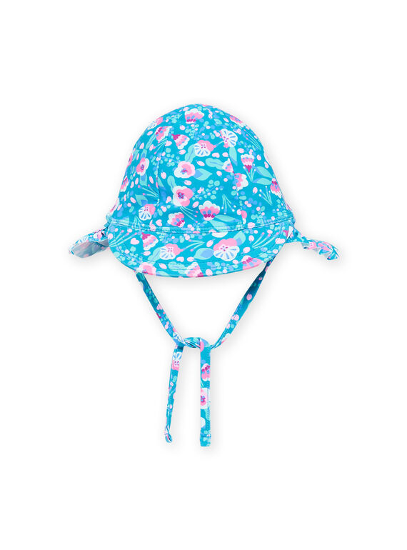 Sombrero azul con estampado de flores RYICHA / 23SI09C3CHAC217