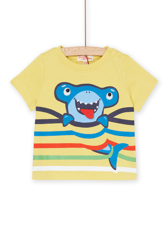 Camiseta ámbar con estampado de tiburón martillo RUPOPTI2 / 23SG10X1TMCB101
