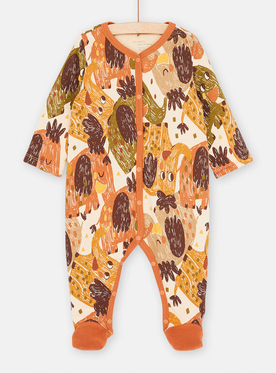 Pelele con estampado de elefante para bebé niño SEGAGREMAM / 23WH1443GRE811