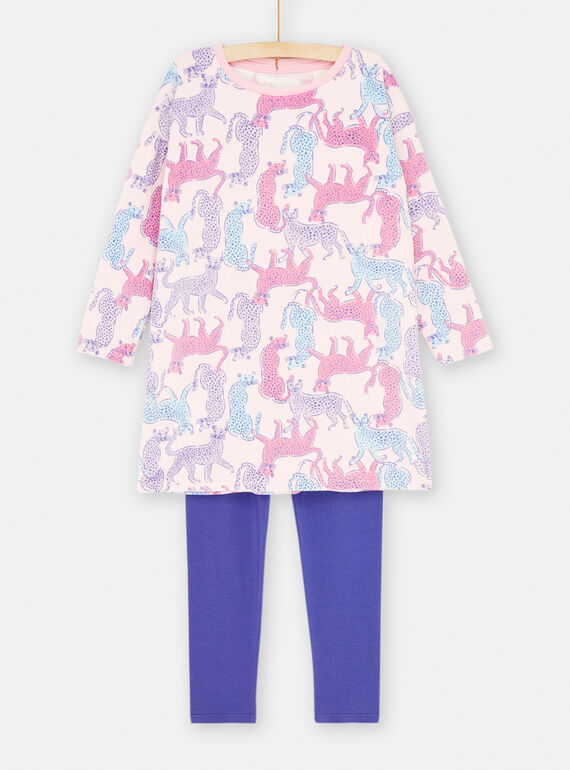Pijama rosa y azul SEFACHUPAN / 23WH1151CHND326