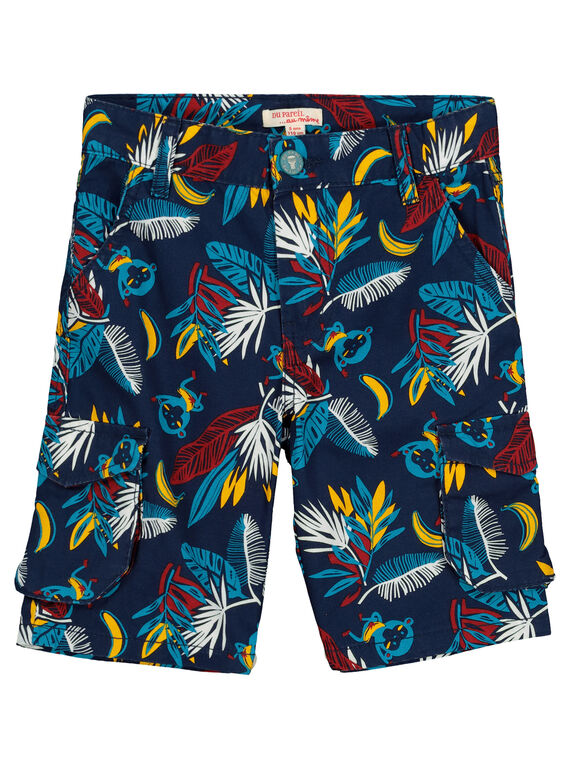 Bermudas con bolsillos y estampado de fantasía para niño FOTUBER5 / 19S902F5BER070