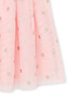 Vestido con estampado de pájaros y gasa con estampado de lunares RANEOROB5 / 23S901O6ROB321