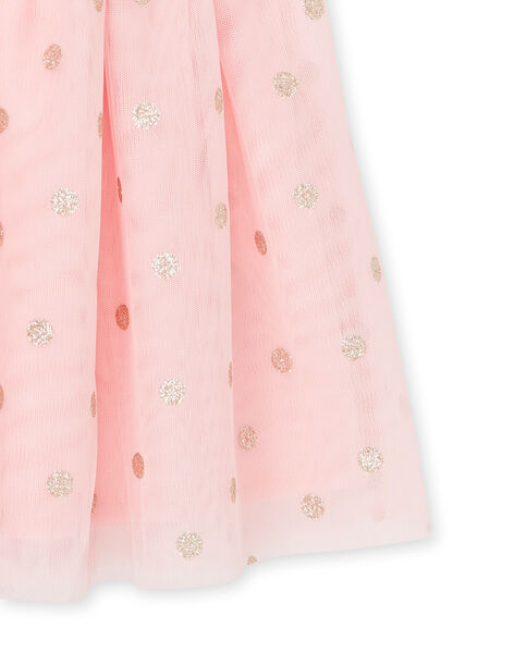 Vestido con estampado de pájaros y gasa con estampado de lunares RANEOROB5 / 23S901O6ROB321