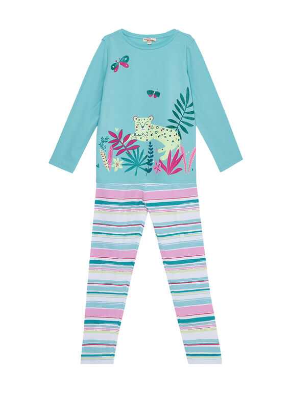 Pijama de color azul JEFAPYJLEO / 20SH112BPYJC215