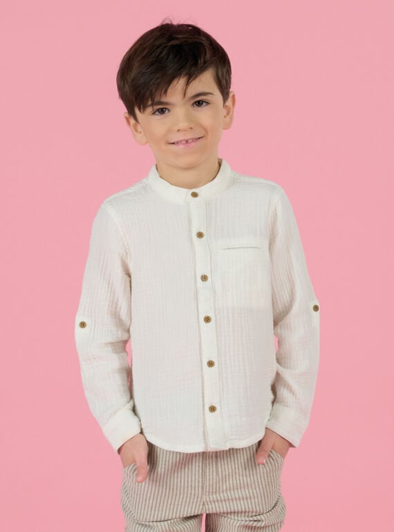 Camisa de gasa de algodón RONEOCHEM / 23S902O2CHM000