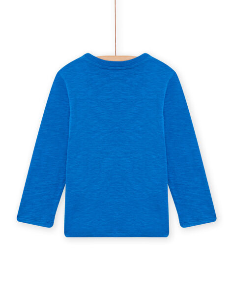 Camiseta azul medio con estampado gráfico para niño NOJOTEE3 / 22S90272TML208