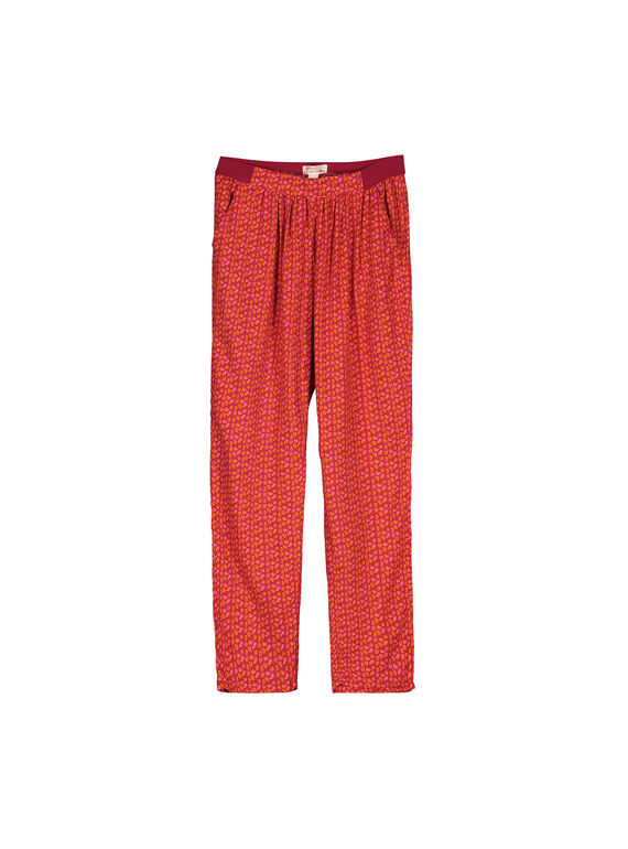 Pantalón con estampado de fantasía para niña FABAPANT / 19S90161PAN099
